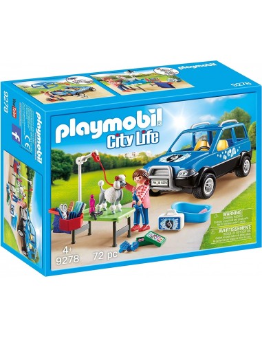 PLAYMOBIL TOILETTEUSE AVEC VEHICULE 9278