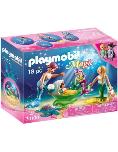 PLAYMOBIL famille des sirènes 70100