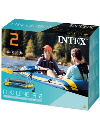 INTEX Set bateau gonflable Challenger 2