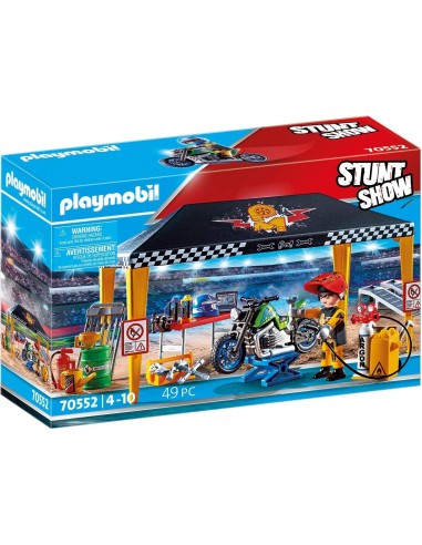 PLAYMOBIL Stuntshow atelier réparation 70552