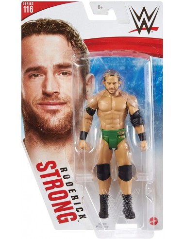 WWE figurine articulée de catch, Roderick Strong en tenue de combat