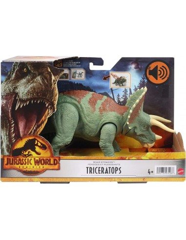 Jurassic World Figurine articulée et sonore de Tricératops