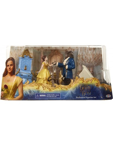 Set de figurine de collection du film La Belle et la Bête