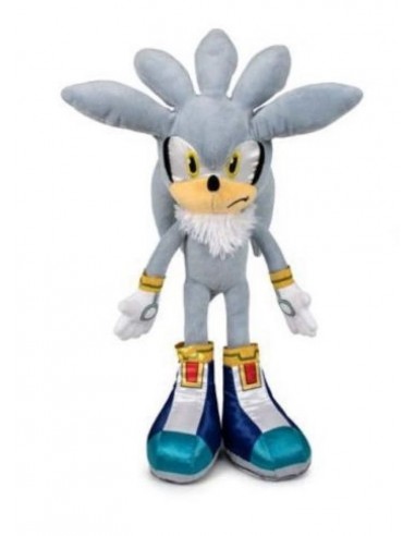 Peluche Sonic Modern Sonic silver 31 cm