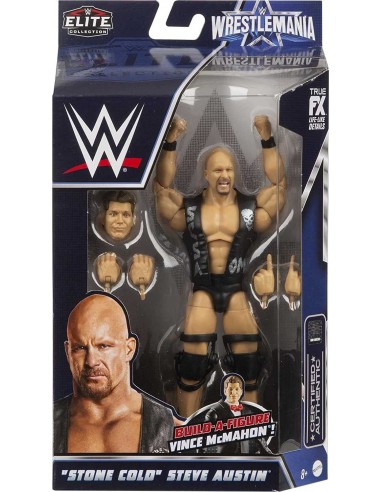 WWE Collection Élite figurine articulée de catch, "Stone Cold" Steve Austin