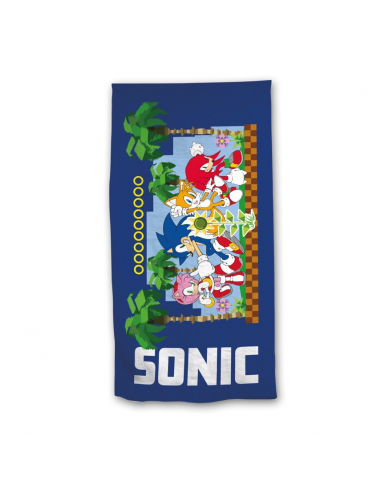 Sonic Drap de plage ou serviette de bain