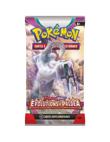 Booster SV02 Pokémon Écarlate et Violet Evolution a Paldea(Modèle aléatoire)