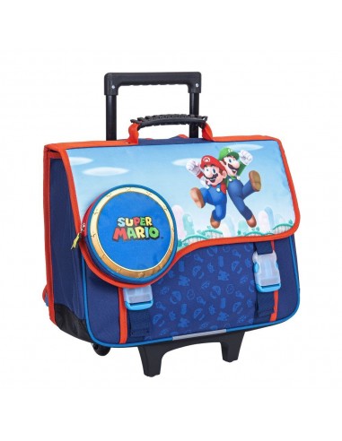 Cartable à roulettes 41 cm Super Mario