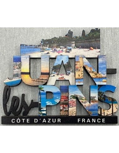 Magnet Juan les pins cote d'azur en bois