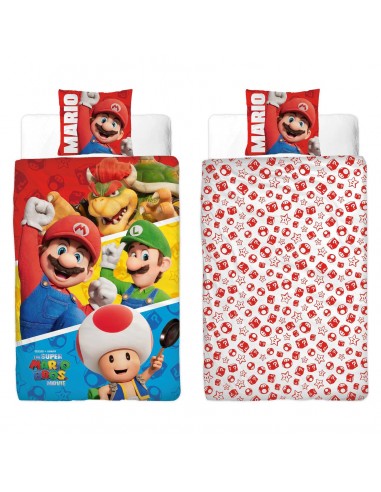 Housse de couette Mario ,Luigi,toad et bowser