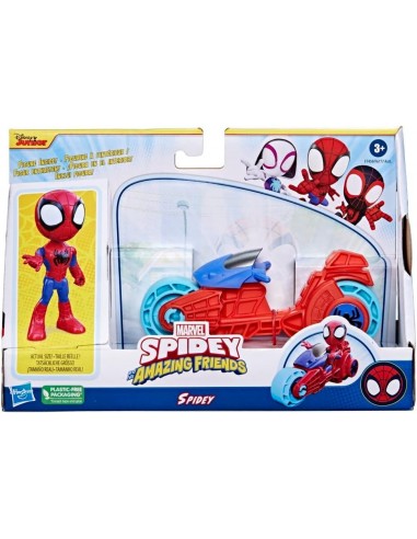 Spidey et Ses Amis Extraordinaires, Figurine Spidey avec Moto