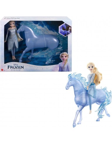 La Reine Des Neiges 2 - Coffret Poupee Princesse Disney Elsa 29 cm et Nokk 27 cm