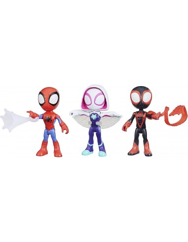 Pack de 3 Figurines Marvel Spidey And His Amazing Friends