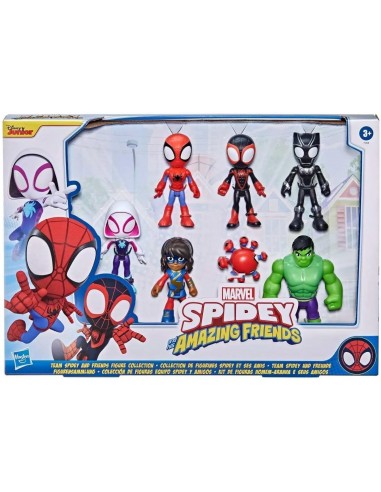 Coffret Spidey and hamazing friends 7 figurines