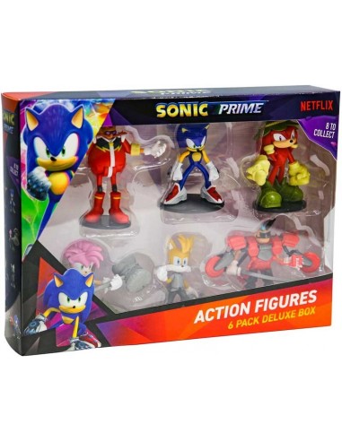 Coffret  6 Figurines Sonic prime