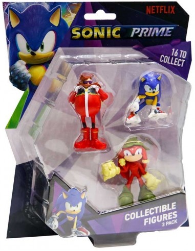 Pack de 3 figurines Sonic prime