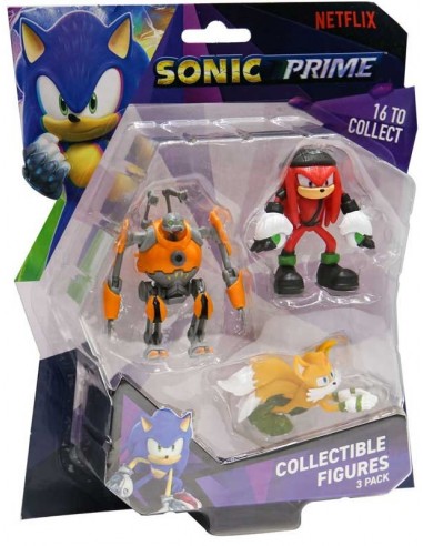 Pack de 3 figurines Sonic prime