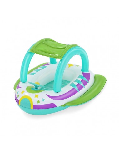 Bateau gonflable pour enfants Space Splash™ avec toit pare-soleil 107 x 112 cm