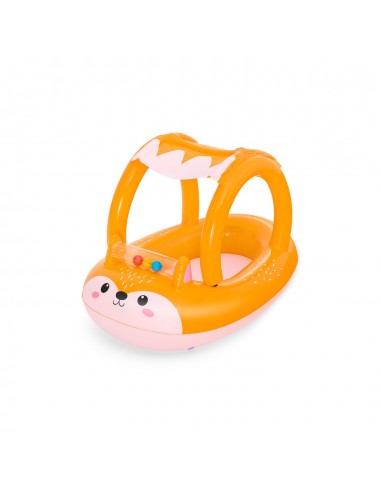 Bateau gonflable pour enfants Friendly Fox™ avec toit pare-soleil 94 x 66 cm