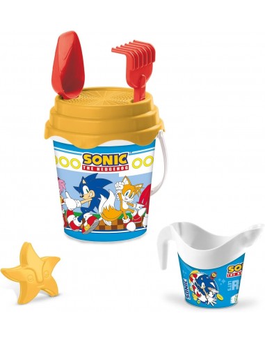 Seau de plage Sonic garni