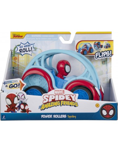 Power Rollers (Spidey) de Ses Amis Extraordinaires de Marvel - Voiture de 15 cm