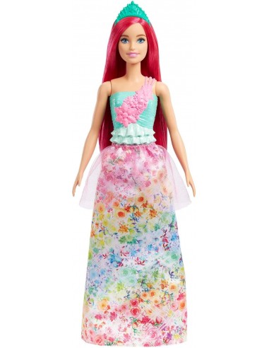 Poupée Barbie Cheveux Roses avec Corsage Scintillant