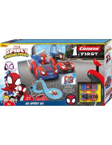 Circuit de course Carrera First Spidey Web Spinners, 2,4 m