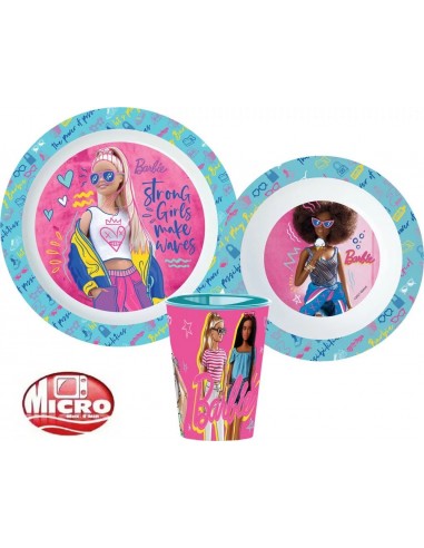 Barbie  Service de table, micro-service en plastique