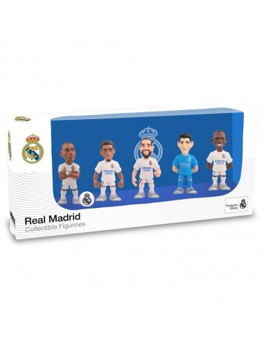 Pack de 5 figurines Madrid,Mbappé-Courtois-Bellingham-Carvaral-Vinicius