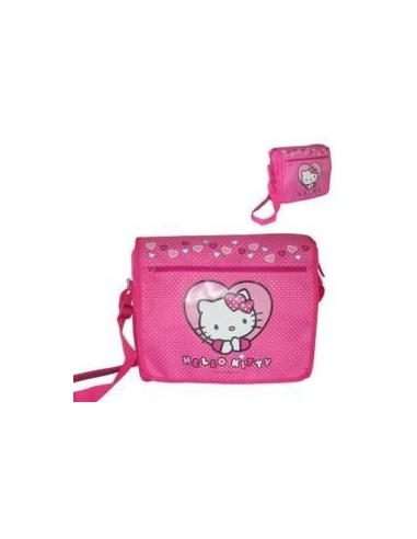 SAC BANDOULIERE HELLO KITTY GM dots heart