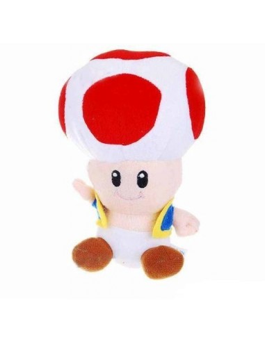 PELUCHE MARIO TOAD ROUGE 30 cm