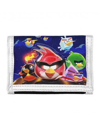 PORTEFEUILLE ANGRY BIRDS fond bleu