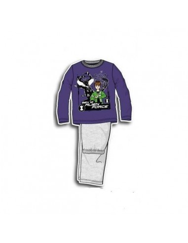 PYJAMA BEN 10 mauv et gris 6 ans